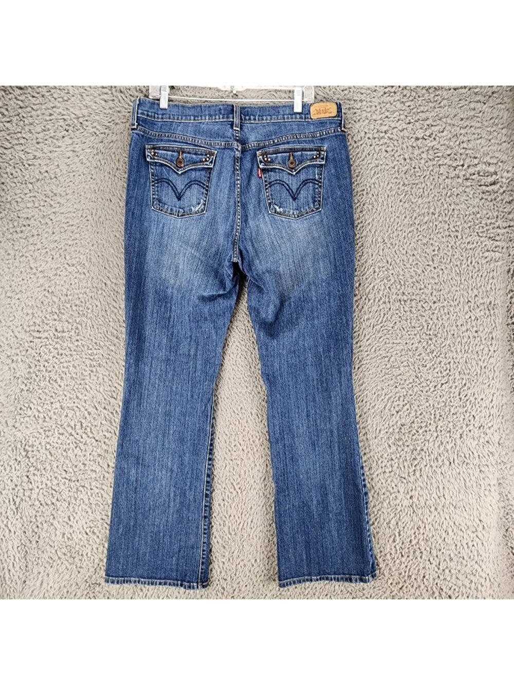 Levis Jeans Womens 16 Long Curvy Blue 515 Stretch Denim Bootcut *Read*